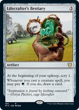 Image for Lifecrafter's Bestiary (160) [Innistrad: Midnight Hunt] - Magic: The Gathering