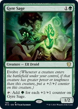 Image for Gyre Sage (140) [Innistrad: Midnight Hunt] - Magic: The Gathering