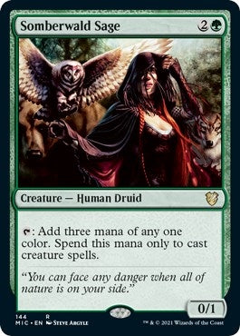 Image for Somberwald Sage (144) [Innistrad: Midnight Hunt] - Magic: The Gathering