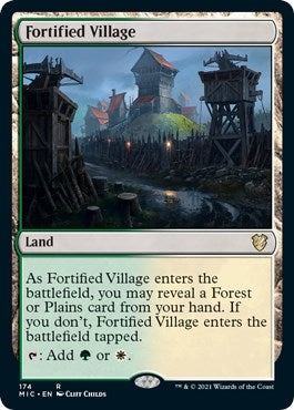 Image for Fortified Village (174) [Innistrad: Midnight Hunt] - Magic: The Gathering