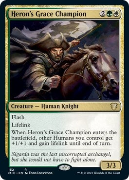 Image for Heron's Grace Champion (152) [Innistrad: Midnight Hunt] - Magic: The Gathering