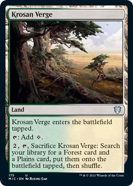 Image for Krosan Verge (175) [Innistrad: Midnight Hunt] - Magic: The Gathering