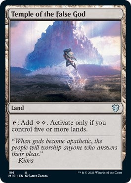 Image for Temple of the False God (186) [Innistrad: Midnight Hunt] - Magic: The Gathering