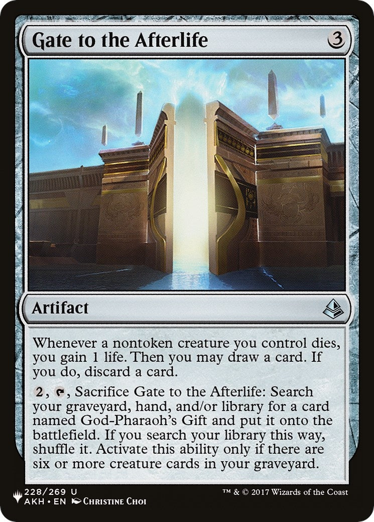Image for Gate to the Afterlife (228/269) [The List Reprints] - Magic: The Gathering