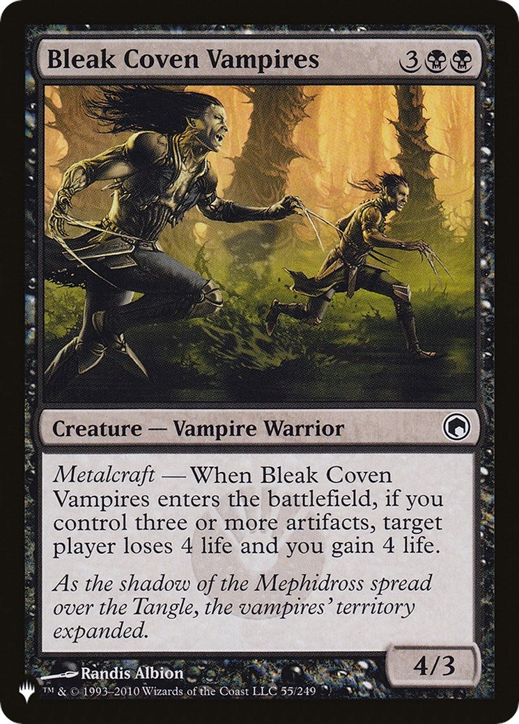Image for Bleak Coven Vampires (55/249) [The List Reprints] - Magic: The Gathering