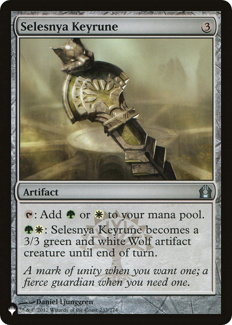Image for Selesnya Keyrune (233/274) [The List Reprints] - Magic: The Gathering