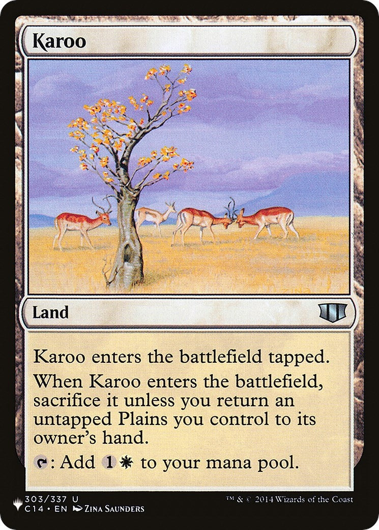 Image for Karoo (C14) (303/337) [The List Reprints] - Magic: The Gathering