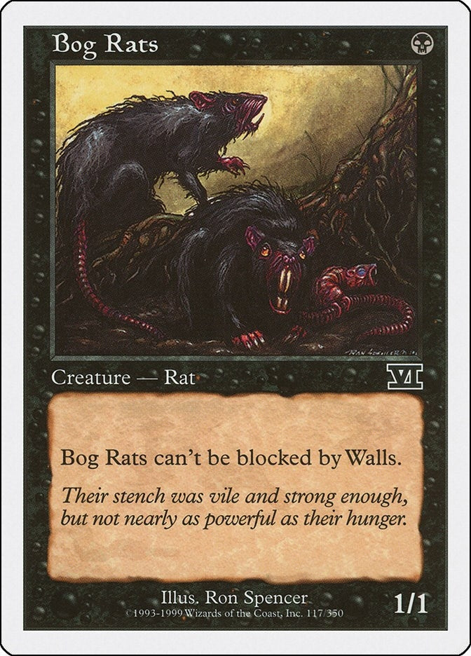 Image for Bog Rats (117) [Classic Sixth Edition] - Magic: The Gathering