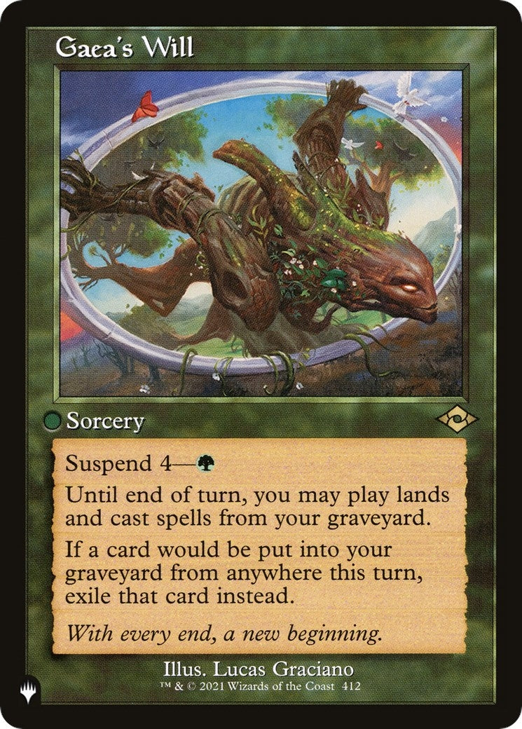 Image for Gaea's Will (412/303) [The List Reprints] - Magic: The Gathering