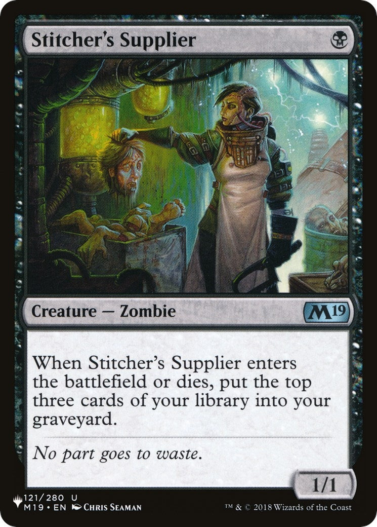 Image for Stitcher's Supplier (121/280) [The List Reprints] - Magic: The Gathering