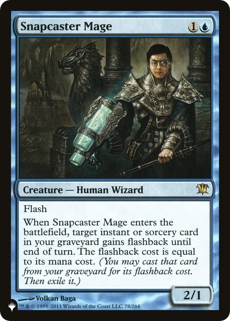 Image for Snapcaster Mage (78/264) [The List Reprints] - Magic: The Gathering