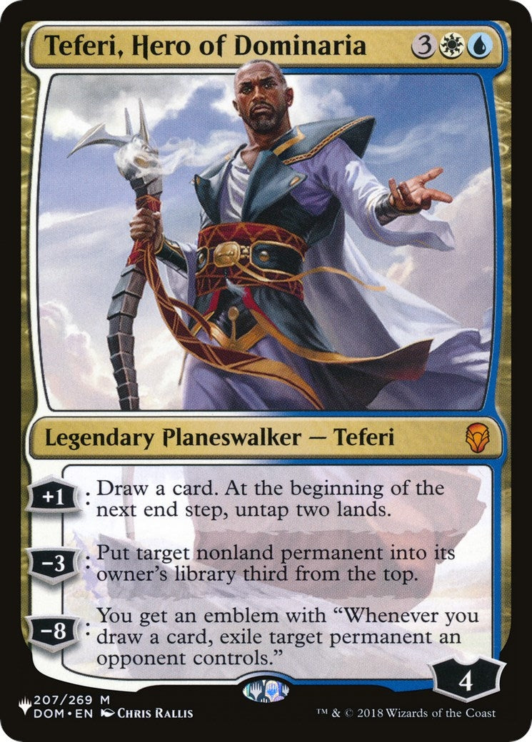 Image for Teferi, Hero of Dominaria (207/269) [The List Reprints] - Magic: The Gathering