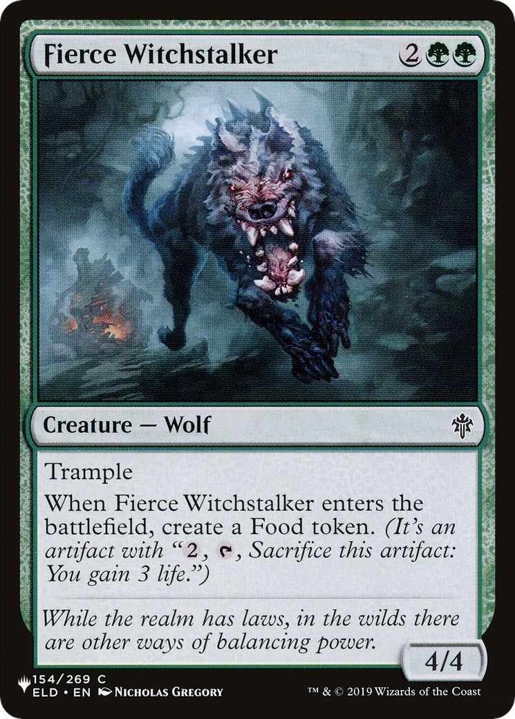 Fierce Witchstalker (154/269) [The List Reprints]