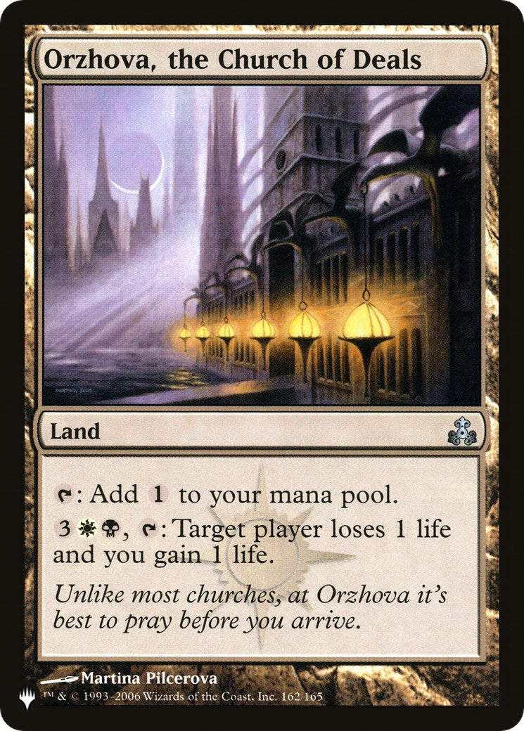 Image for Orzhova, the Church of Deals (162/165) [The List Reprints] - Magic: The Gathering