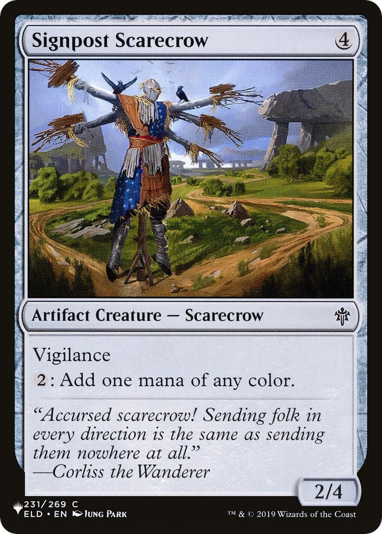 Image for Signpost Scarecrow (231/269) [The List Reprints] - Magic: The Gathering