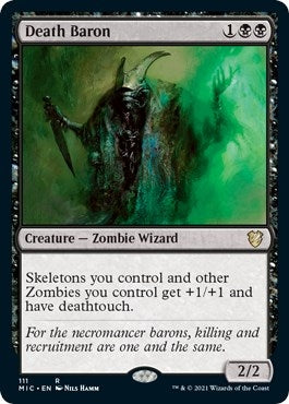 Image for Death Baron (111) [Innistrad: Midnight Hunt] - Magic: The Gathering