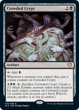 Image for Crowded Crypt (17) [Innistrad: Midnight Hunt] - Magic: The Gathering
