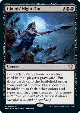 Image for Ghouls' Night Out (19) [Innistrad: Midnight Hunt] - Magic: The Gathering