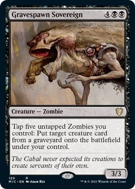 Image for Gravespawn Sovereign (120) [Innistrad: Midnight Hunt] - Magic: The Gathering