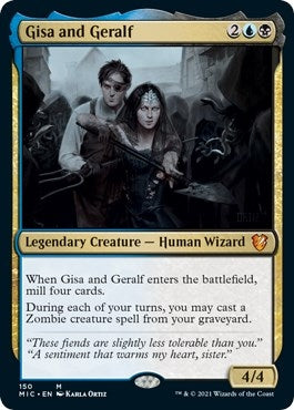 Image for Gisa and Geralf (150) [Innistrad: Midnight Hunt] - Magic: The Gathering