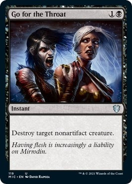 Go for the Throat (119) [Commander: Innistrad: Midnight Hunt]