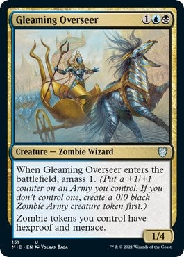 Image for Gleaming Overseer (151) [Innistrad: Midnight Hunt] - Magic: The Gathering