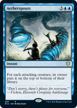 Image for Aetherspouts (97) [Innistrad: Midnight Hunt] - Magic: The Gathering