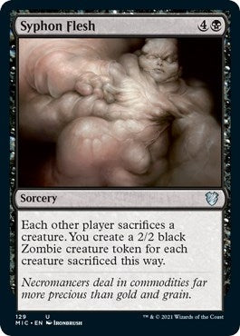 Image for Syphon Flesh (129) [Innistrad: Midnight Hunt] - Magic: The Gathering