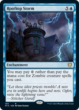 Image for Rooftop Storm (103) [Innistrad: Midnight Hunt] - Magic: The Gathering