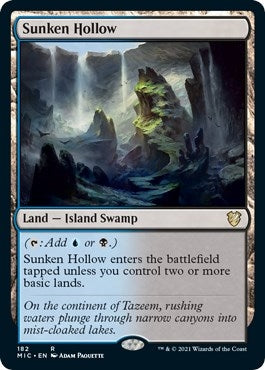 Image for Sunken Hollow (182) [Innistrad: Midnight Hunt] - Magic: The Gathering