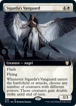 Image for Sigarda's Vanguard (Extended Art) (46) [Innistrad: Midnight Hunt] - Magic: The Gathering