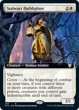 Image for Stalwart Pathlighter (Extended Art) (47) [Innistrad: Midnight Hunt] - Magic: The Gathering