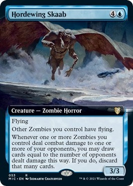 Image for Hordewing Skaab (Extended Art) (53) [Innistrad: Midnight Hunt] - Magic: The Gathering