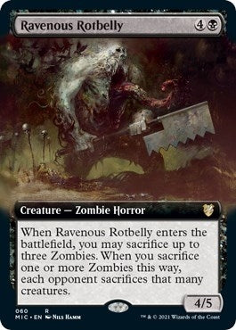 Image for Ravenous Rotbelly (Extended Art) (60) [Innistrad: Midnight Hunt] - Magic: The Gathering