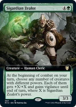 Image for Sigardian Zealot (Extended Art) (67) [Innistrad: Midnight Hunt] - Magic: The Gathering