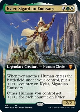 Image for Kyler, Sigardian Emissary (Extended Art) (42) [Innistrad: Midnight Hunt] - Magic: The Gathering