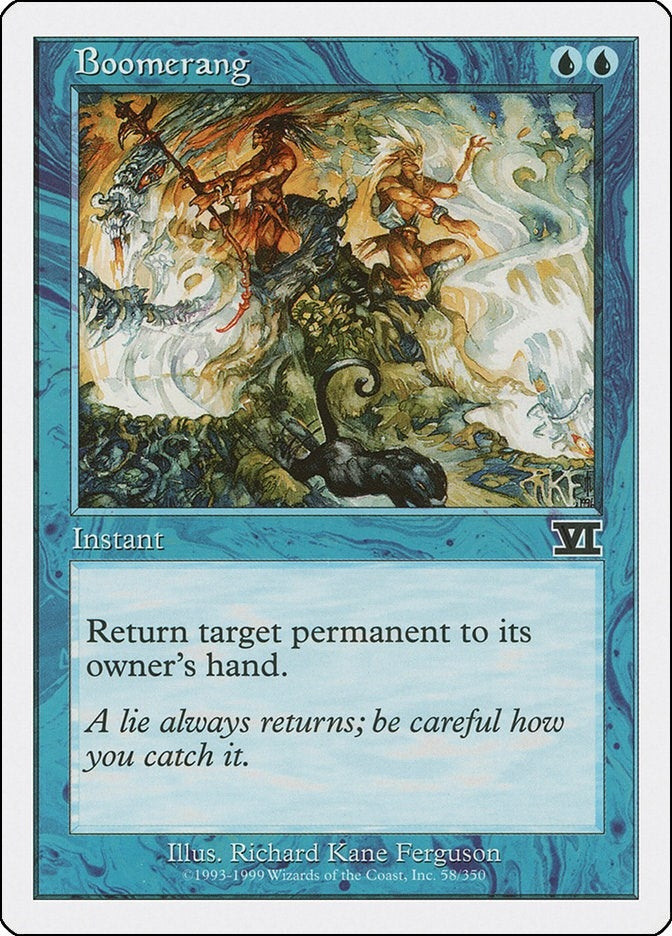 Image for Boomerang (58) [Classic Sixth Edition] - Magic: The Gathering