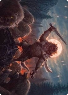 Image for Tovolar, the Midnight Scourge Art Card (06/81) (6) [Innistrad: Midnight Hunt] - Magic: The Gathering