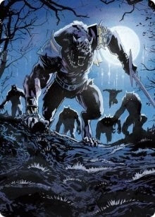 Image for Tovolar, the Midnight Scourge Art Card (08/81) (8) [Innistrad: Midnight Hunt] - Magic: The Gathering