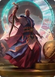 Image for Teferi, Who Slows the Sunset Art Card (10) [Innistrad: Midnight Hunt] - Magic: The Gathering
