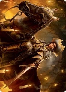 Image for Seasoned Cathar Art Card (12) [Innistrad: Midnight Hunt] - Magic: The Gathering