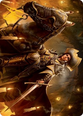 Seasoned Cathar Art Card (Gold-Stamped Signature) (12) [Art Series: Innistrad: Midnight Hunt]