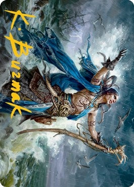 Image for Lier, Disciple of the Drowned Art Card (Gold-Stamped Signature) (25) [Innistrad: Midnight Hunt] - Magic: The Gathering