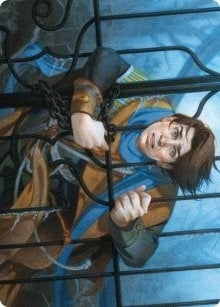 Image for Locked in the Cemetery Art Card (26) [Innistrad: Midnight Hunt] - Magic: The Gathering