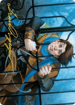 Image for Locked in the Cemetery Art Card (Gold-Stamped Signature) (26) [Innistrad: Midnight Hunt] - Magic: The Gathering