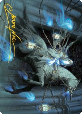 Image for Patrician Geist Art Card (Gold-Stamped Signature) (28) [Innistrad: Midnight Hunt] - Magic: The Gathering