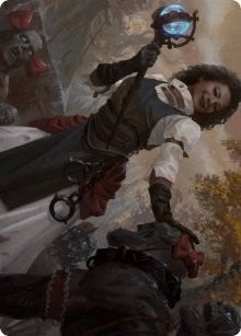 Image for Skaab Wrangler Art Card (29) [Innistrad: Midnight Hunt] - Magic: The Gathering