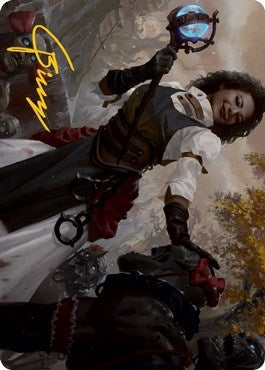 Image for Skaab Wrangler Art Card (Gold-Stamped Signature) (29) [Innistrad: Midnight Hunt] - Magic: The Gathering