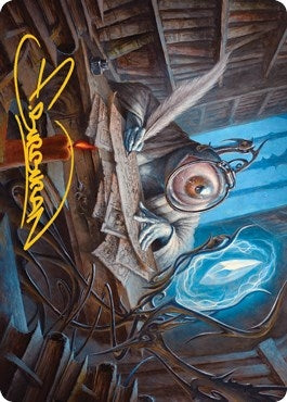 Image for Unblinking Observer Art Card (Gold-Stamped Signature) (31) [Innistrad: Midnight Hunt] - Magic: The Gathering