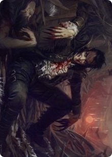 Image for Arrogant Outlaw Art Card (33) [Innistrad: Midnight Hunt] - Magic: The Gathering
